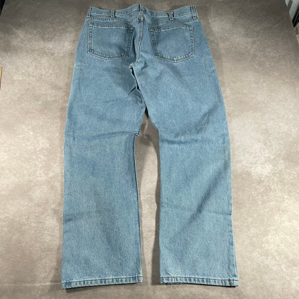 George Regular Straight Leg Light Wash Denim Jeans 37x31